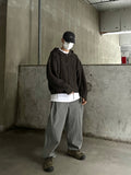 Warmer Over Hood Knit Zip-up