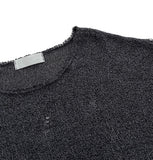 DAMAGE CROP KNIT