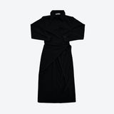 [NONCODE] Muren Wrap Shirt One Piece