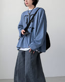 Layered Slit Short Sleeve T-shirt