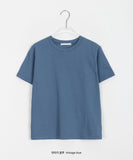 Shotani Color Basic Crop Short Sleeve Tee