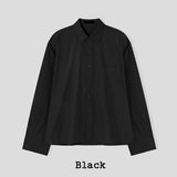 Sepia Minimal Crop Shirt