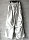 Pintuck parachute pants