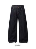 RAW CURVE STITCH DENIM