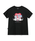 Cherry Bestie Crop Short Sleeve Tee