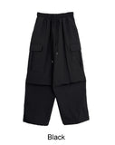 Peuon brushed nylon cargo pants