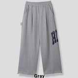 District Print Wide Sweatpants