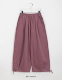 Conio Cotton Banding Balloon Wide Pants