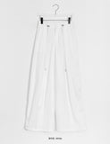 Rubets Pintuck Banding Wide Pants