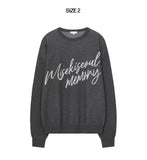 Misekiseoul memory graphic knit