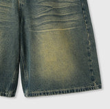 Boma catwash bermuda denim pants