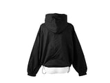 Revl Hood Nylon Windbreaker Zip-Up Jacket