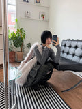 CHECK TIERED FRILL SKIRT