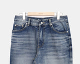 [UNISEX] Rosea Double Pocket Wide Denim Pants