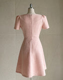 Fine Tweed Flare Mini One Piece