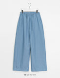 [unisex] Heroki banding string stripe color matching carpender denim pants