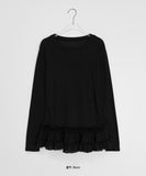 Tenkoi Frill Layered T-shirt