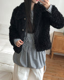 Titi Shearling Crop Fur Jacket