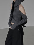 Idin Backless Hoodie