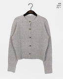 [Wool] Ojun wave line knit cardigan