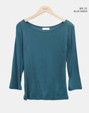Andin Layered Tencel Three-Quarter Sleeve T-Shirt