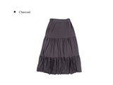 Bien Tiered Frill Banding Long Skirt