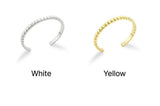 [Premium Plating] Ice Block Cuff Bangle