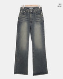 Doel Bootcut Washed Denim Pants