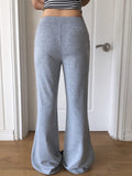 [MADE/Skirt+Pants SET] Forin Bootcut Pants Unbalance Shirring Flare Layered Skirt