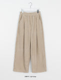 [unisex] Henrena banding wide corduroy pants