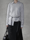 Raton Alpaca Mohair Knit Sweatshirt