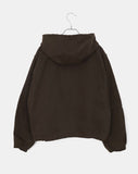 Huem Cut String Pocket Loose Fit Hooded Jumper