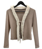 Mary Fur Cardigan