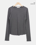 Uel Wavy Fine Ribbed Knit