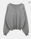 Ste V-neck loose knit