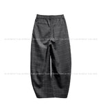 Oakley checked curve balloon slacks