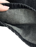 Embroidered Patch Wide Denim