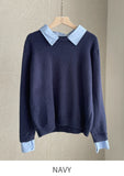 Onew Shirt Layered Round Knit