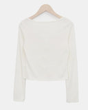 Mevni Dot Sleeveless Cardigan Set