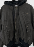 Keaton Leather Hooded Blouson