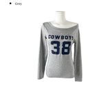 Turns 38 One-Off Number Lettering Long Sleeve T-Shirt