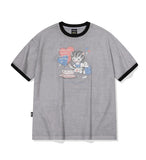 Sweet Kitty Pigment Ringer Tee