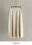 Roku Flared Knit Long Skirt