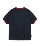 Lucky Day CROP Ringer Tee