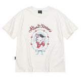 Irloop Cat Crop Short Sleeve Tee