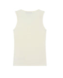 [LANARCH] Waffle Henley Neck Sleeveless