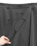 Luen Unbalanced Wrap Long Skirt