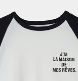 LA MAISON DE MES REVES RAGLAN T SHIRT