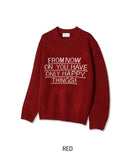 Promen Lettering Round Knit