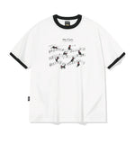 Cats Music Ringer Short Sleeve Tee